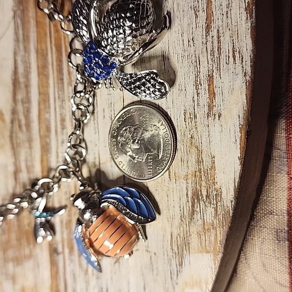 Unique Insect / Bug Charm Statment Necklace - Picture 8 of 9